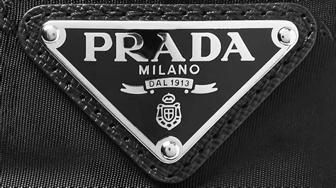 Prada logo patch 